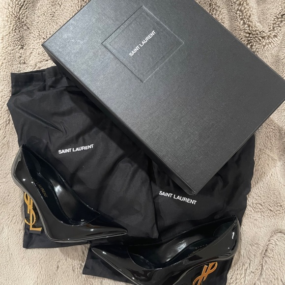 Authentic Saint Laurent 110mm Opyum Patent YSL-Heel Pumps - Picture 8 of 13